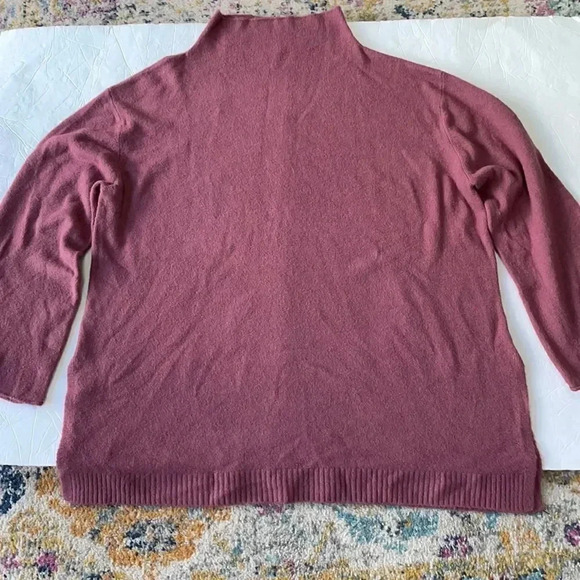 Chelsea28 funnel neck oversized sweater Mauve Women’s size L - Picture 2 of 11